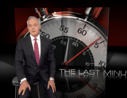 A screenshot of Scott Pelley from the recent 60 Minutes program during which he rebuked CBS' parent company on air, over reported "interference" that led longtime executive producer Bill Owens to resign.